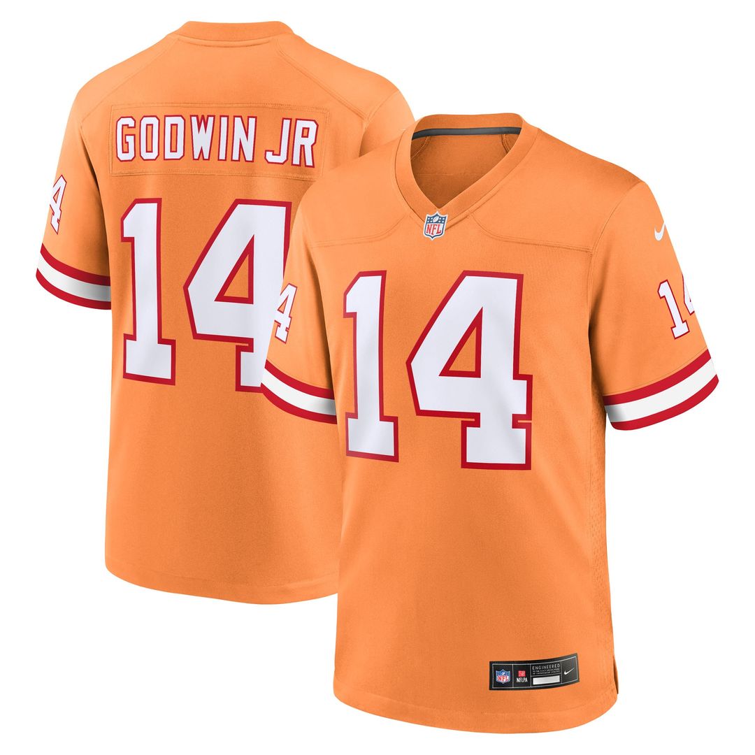 Chris Godwin Jr. Tampa Bay Buccaneers Nike Alternate Game Player Official Jersey - Orange