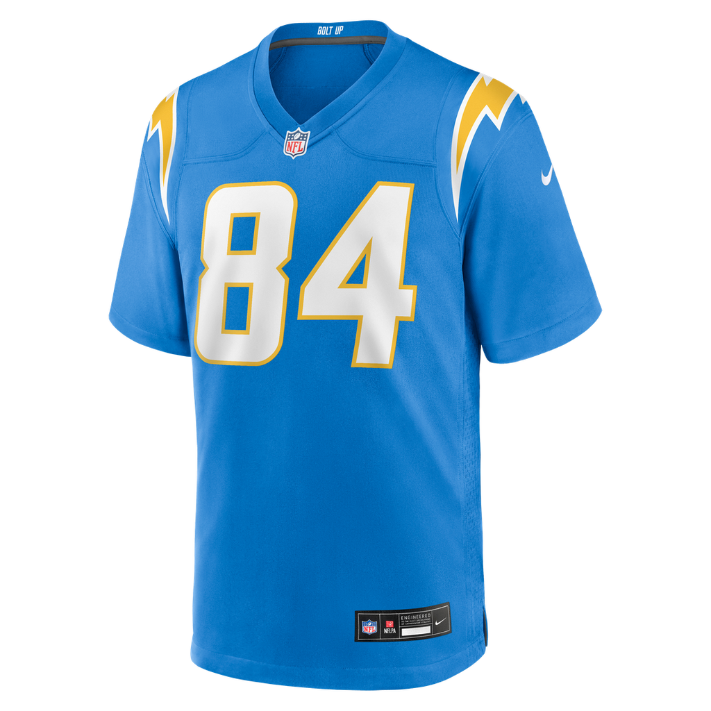 KeAndre Lambert-Smith Los Angeles Chargers Nike Team Game Jersey - Powder Blue