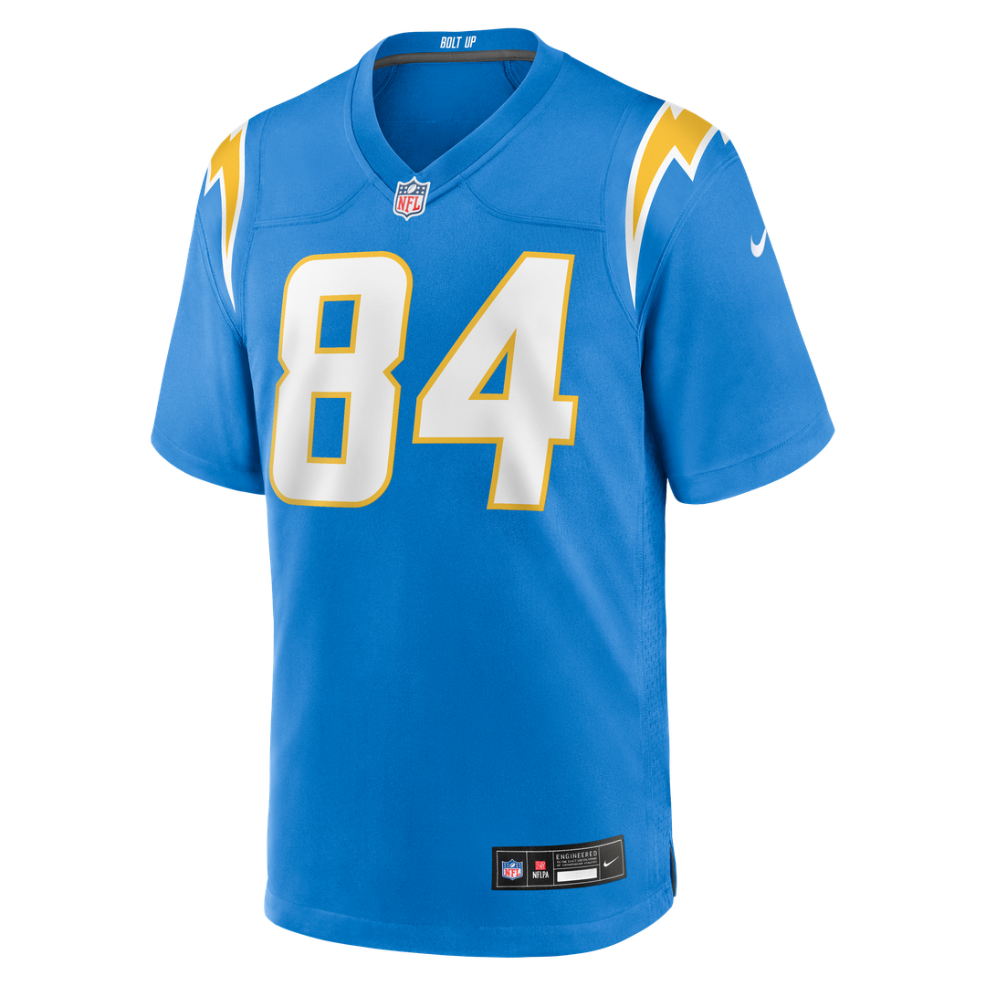 KeAndre Lambert-Smith Los Angeles Chargers Nike Team Game Jersey - Powder Blue