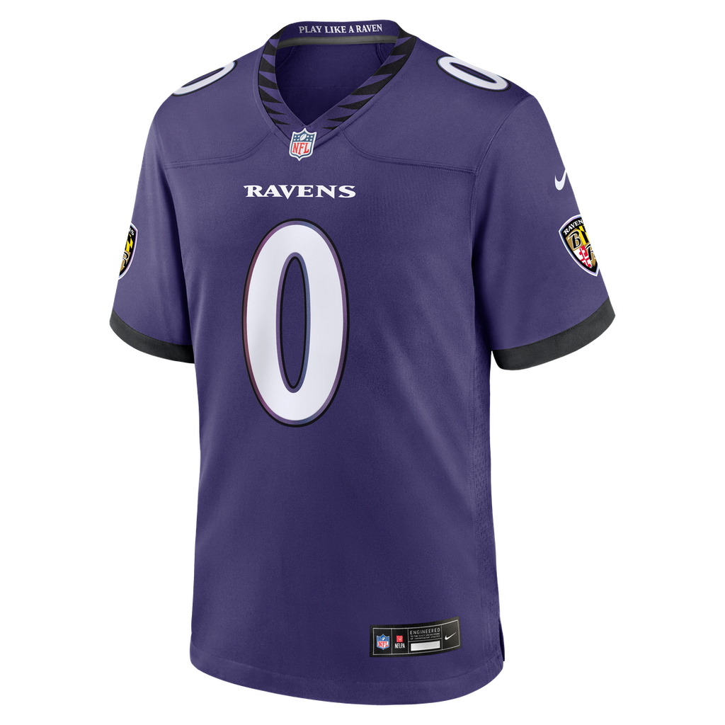 Roquan Smith Baltimore Ravens Nike Team Game Official Jersey - Purple
