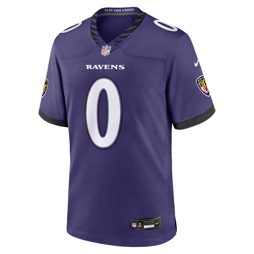 Roquan Smith Baltimore Ravens Nike Team Game Official Jersey - Purple