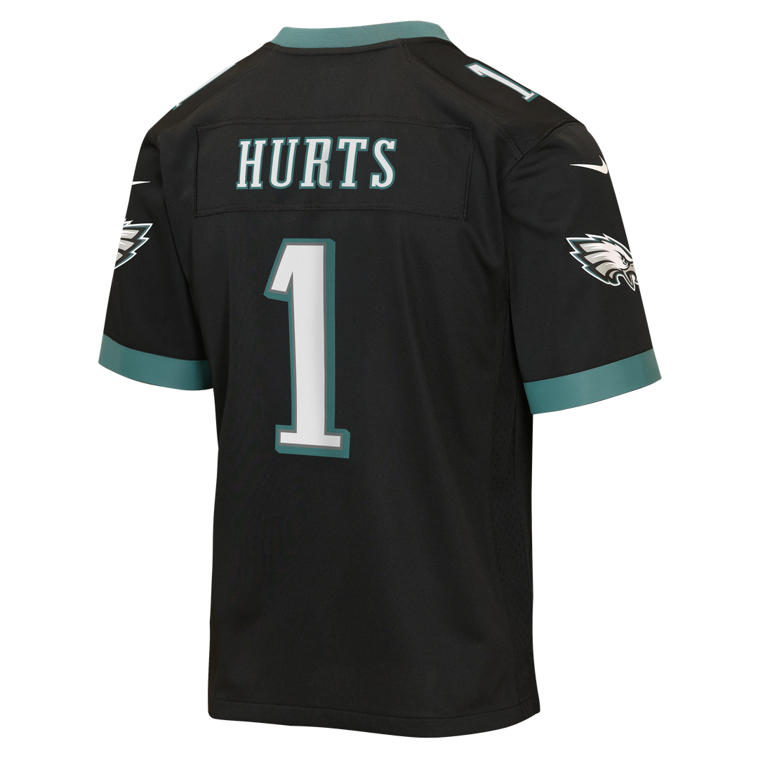 Jalen Hurts Philadelphia Eagles Nike Youth Alternate Game Jersey - Black