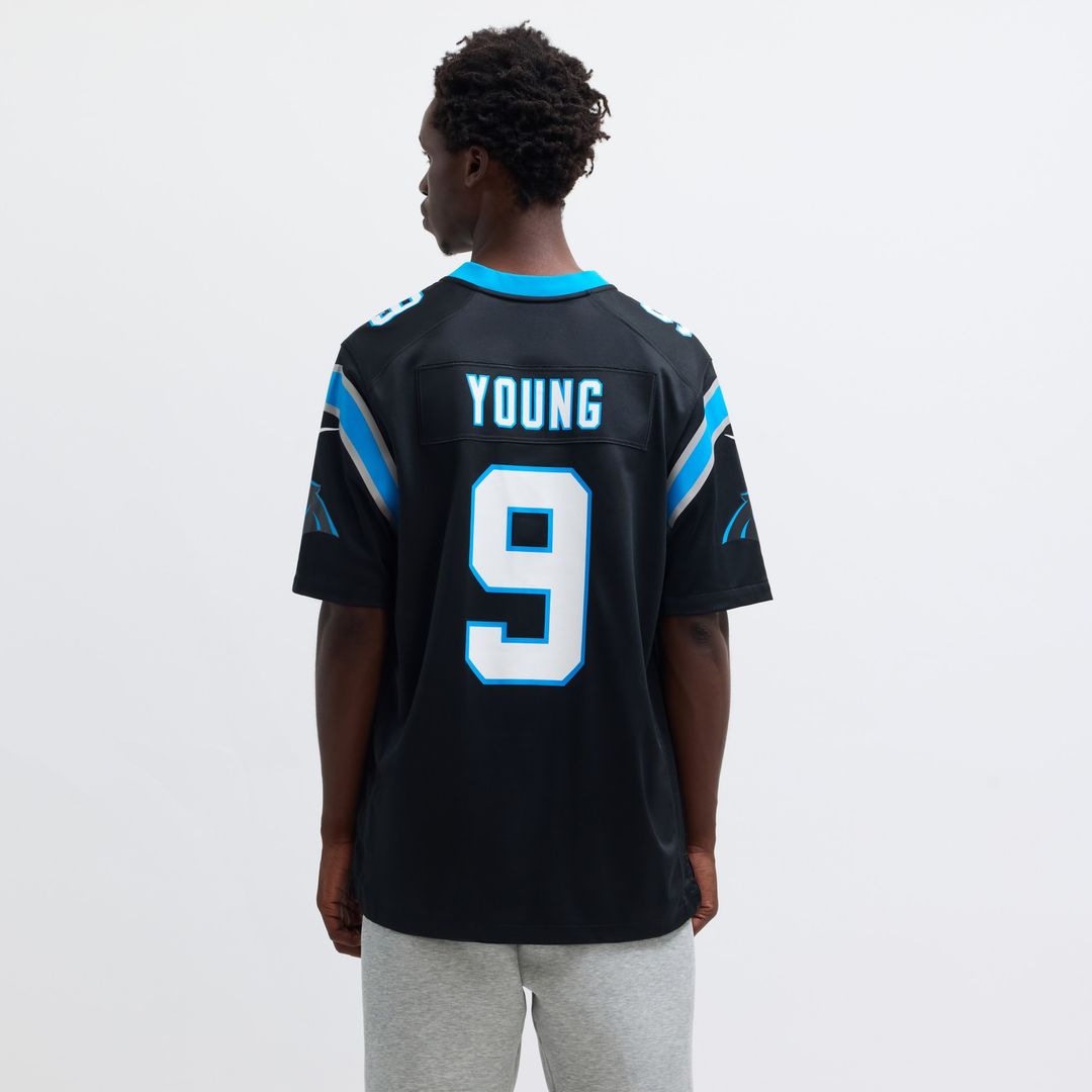 Bryce Young Carolina Panthers Nike Team Game Official Jersey - Black
