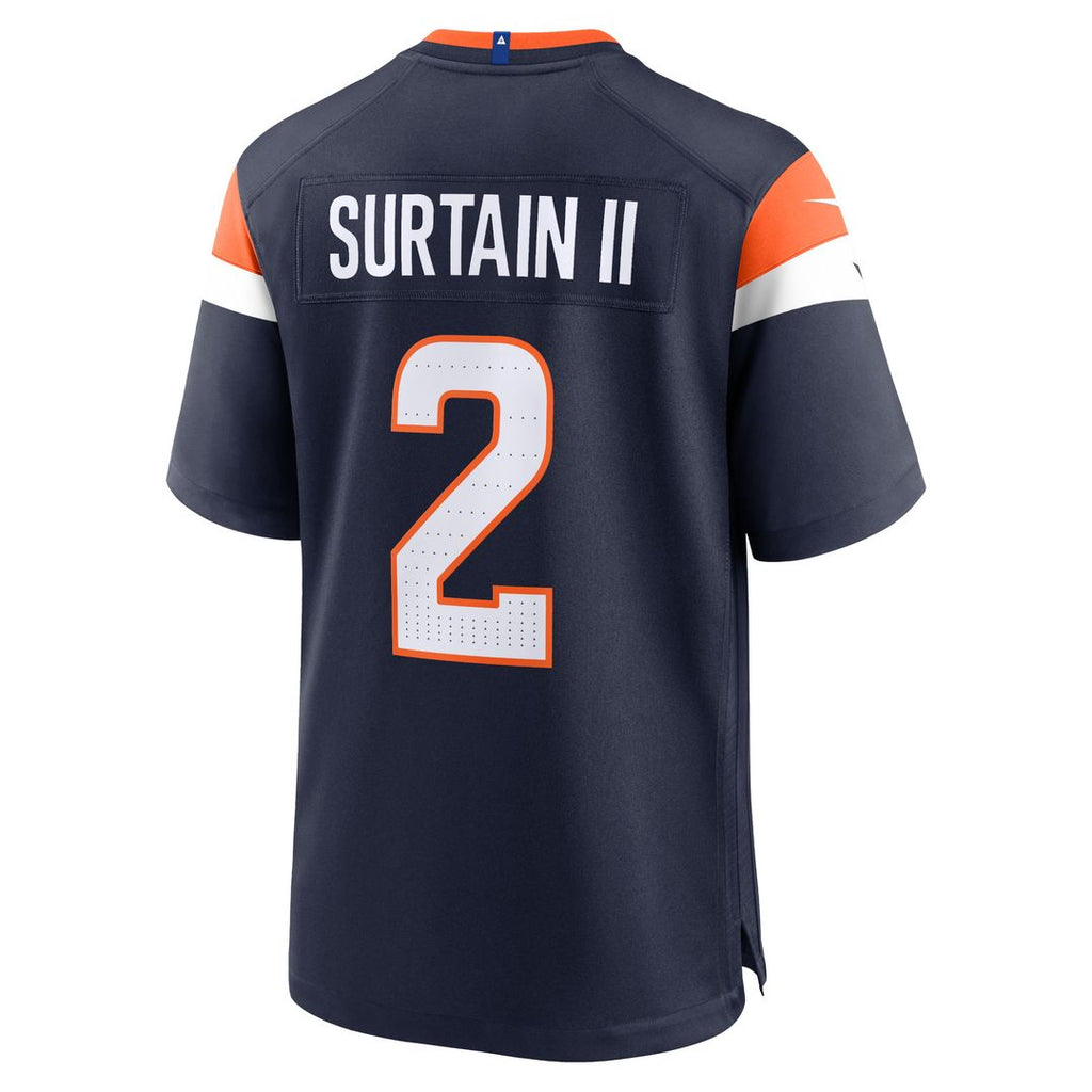 Patrick Surtain II Denver Broncos Nike Team Game Official Jersey - Orange