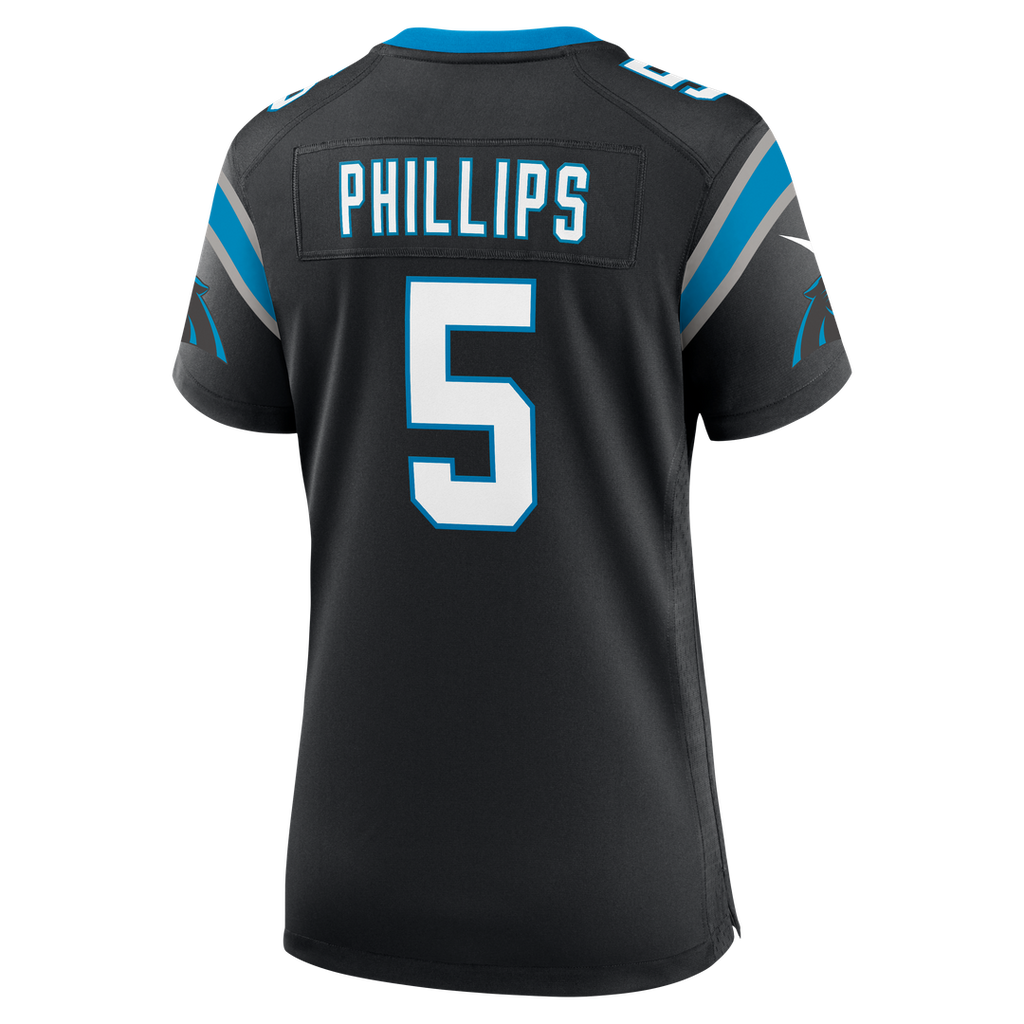Jaelan Phillips Carolina Panthers Nike Women's Team Game Jersey - Black