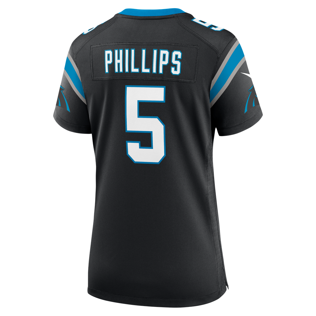 Jaelan Phillips Carolina Panthers Nike Women's Team Game Jersey - Black