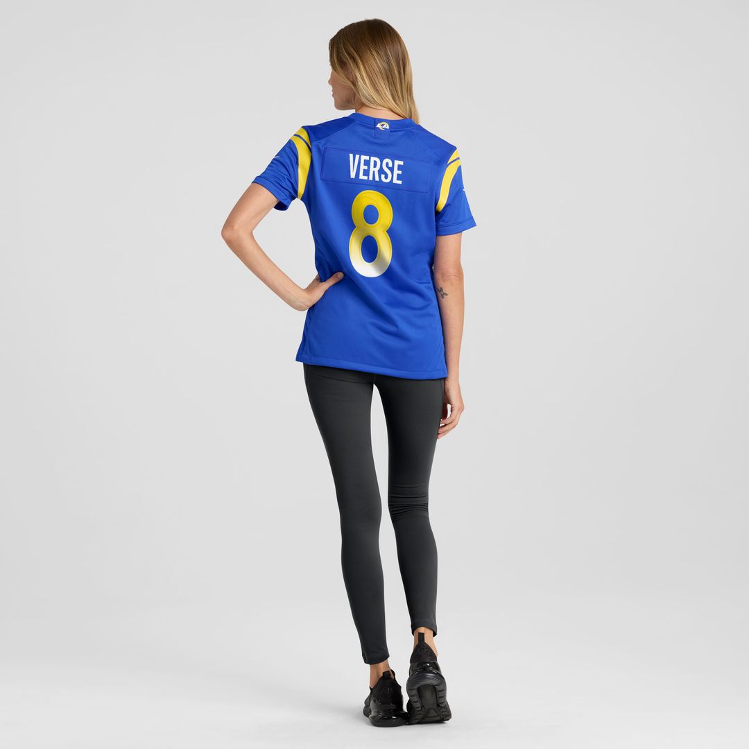 Jared Verse Los Angeles Rams Nike Women's Team Game Jersey - Royal