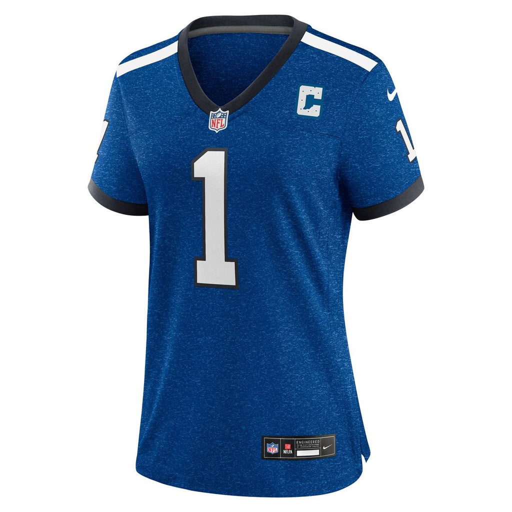 Ahmad Sauce Gardner Indianapolis Colts Nike Women's Alternate 2 Indiana Nights Game Jersey - Heather Royal