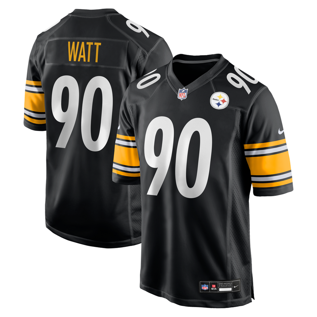 T.J. Watt Pittsburgh Steelers Nike Game Official Jersey - Black