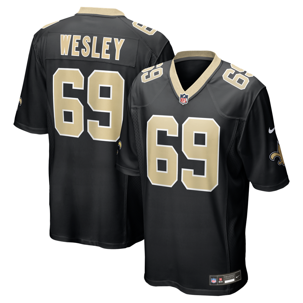 Barry Wesley New Orleans Saints Nike Team Game Jersey - Black