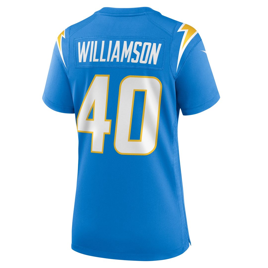 Kendall Williamson Los Angeles Chargers Nike Women's Team Game Jersey - Powder Blue