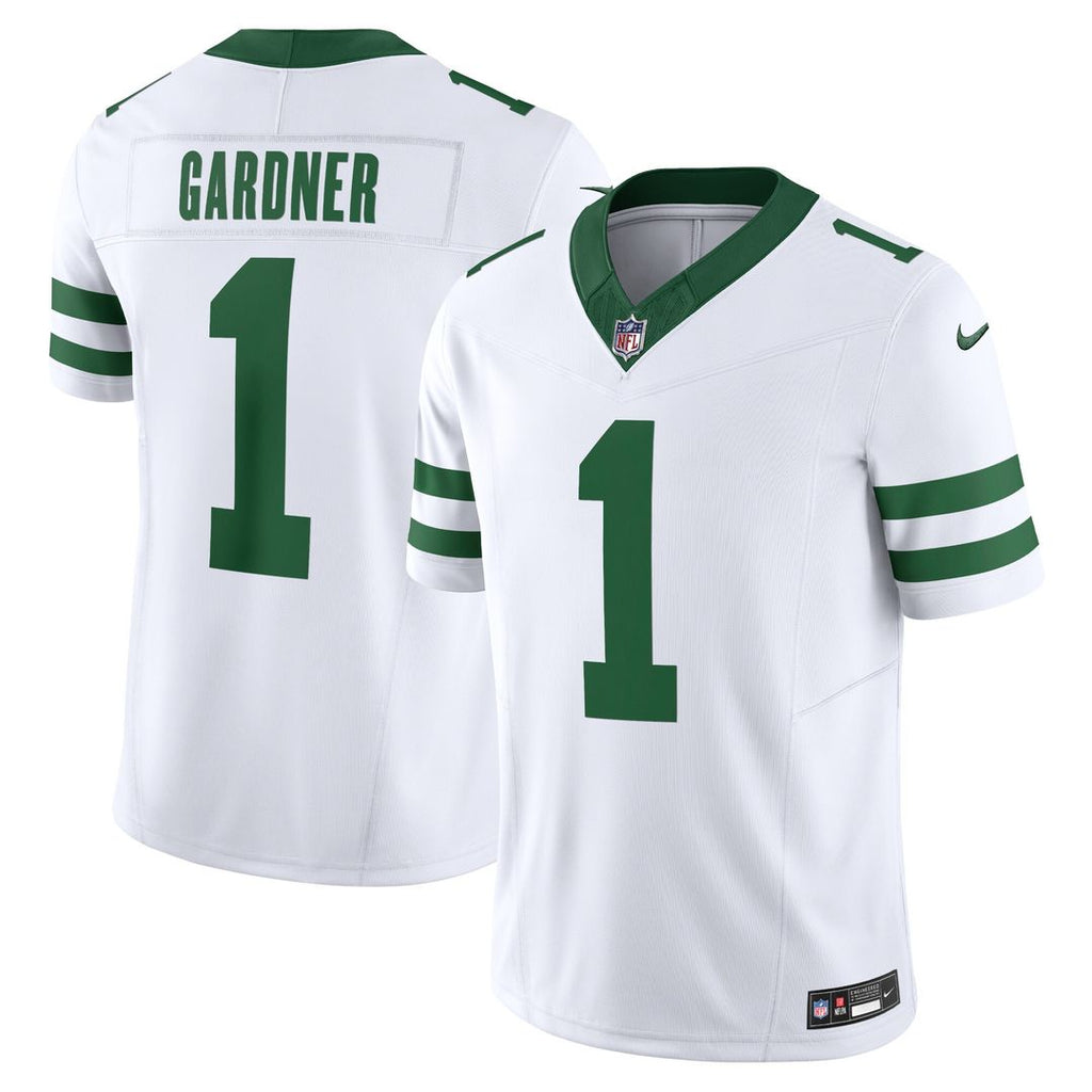 Ahmad Sauce Gardner New York Jets Nike Vapor F.U.S.E. Limited Official Jersey - Legacy White