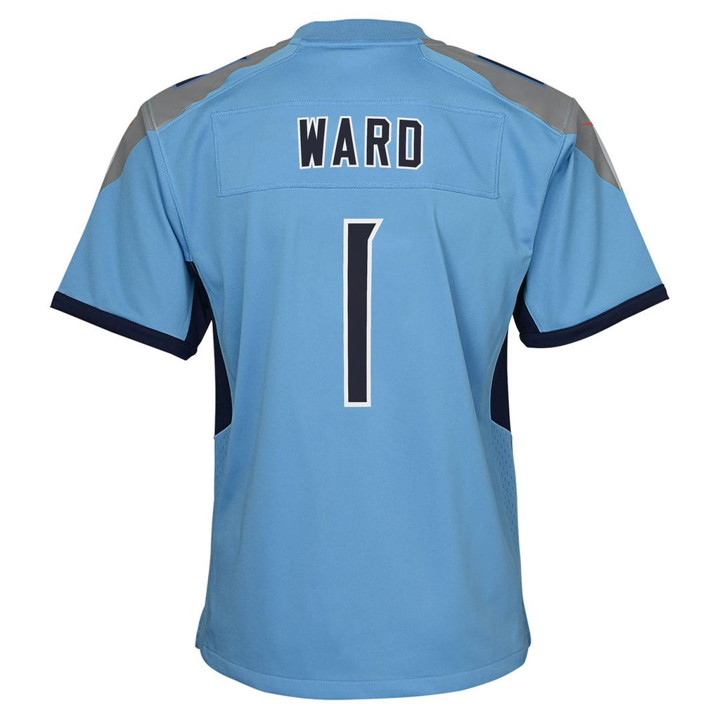 Cameron Ward Tennessee Titans Nike Youth Team Game Official Jersey - Light Blue