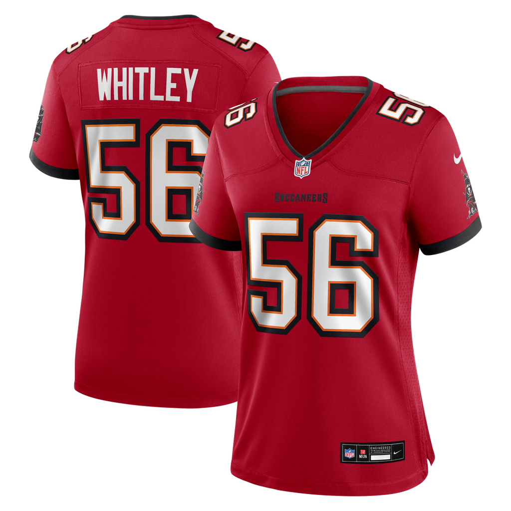 Benton Whitley Tampa Bay Buccaneers Nike Women's Team Game Official Jersey -  Red