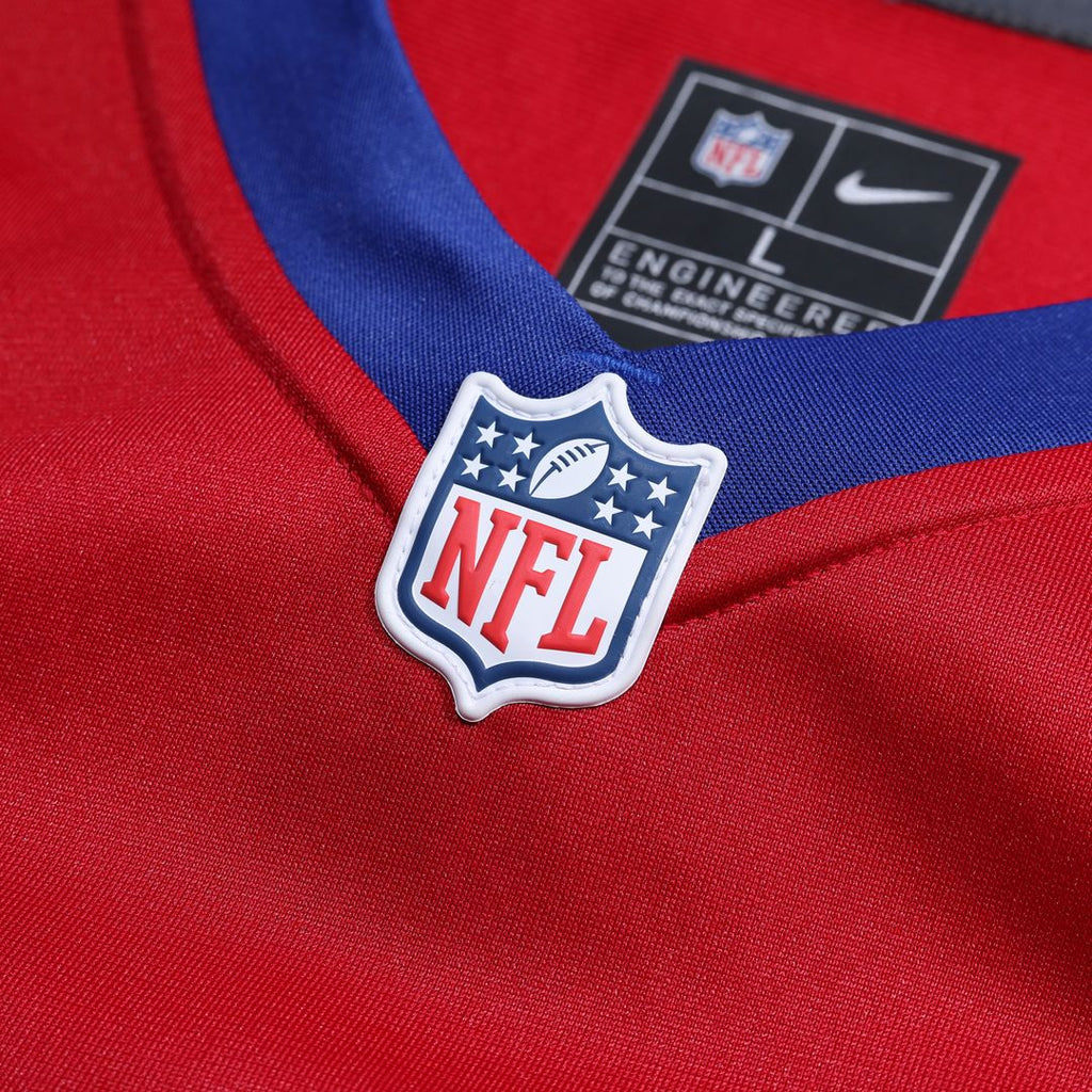 New York Giants Nike Alternate Game Official Jersey -  Red
