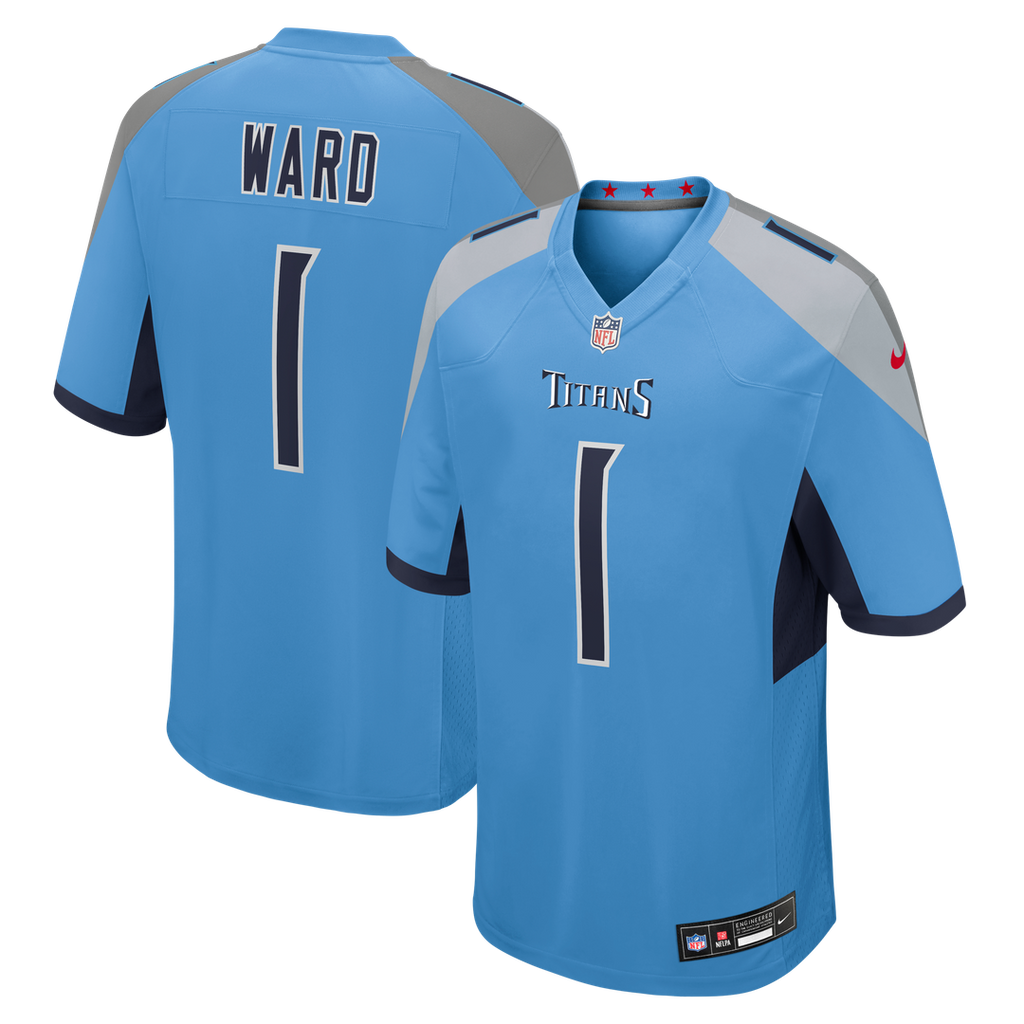 Cameron Ward Tennessee Titans Nike Team Game Official Jersey - Light Blue