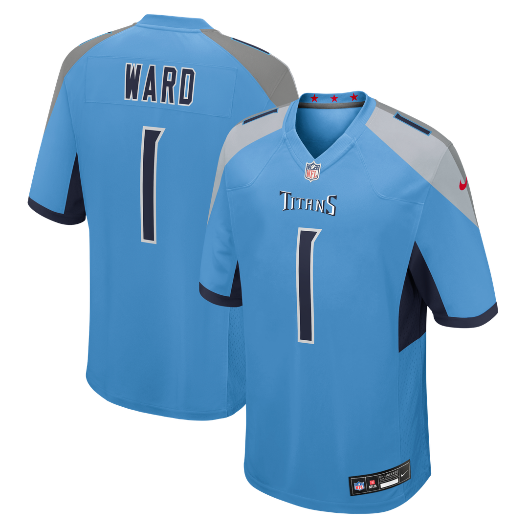 Cameron Ward Tennessee Titans Nike Team Game Official Jersey - Light Blue