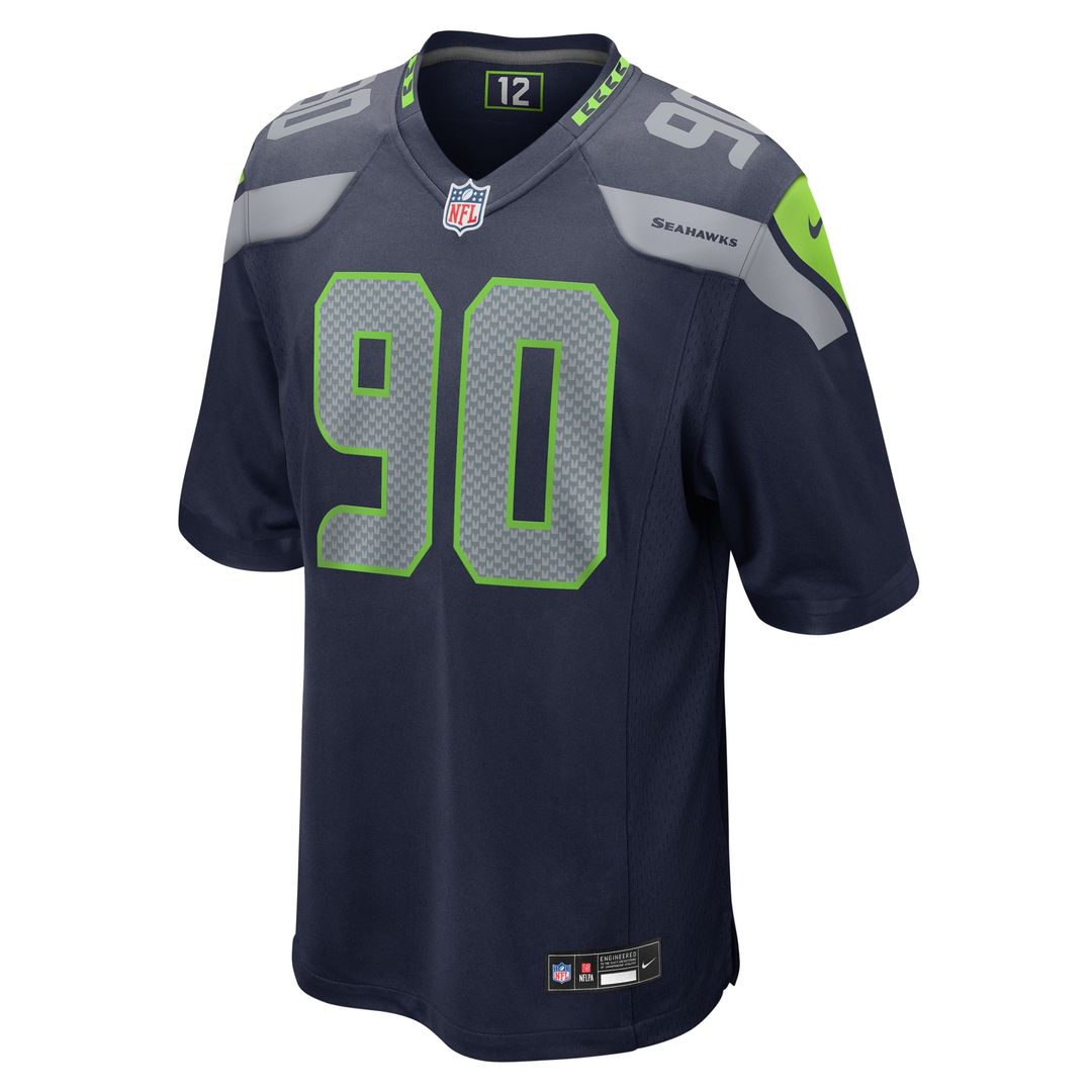 Jarran Reed Seattle Seahawks Nike Alternate Game Official Jersey - Royal