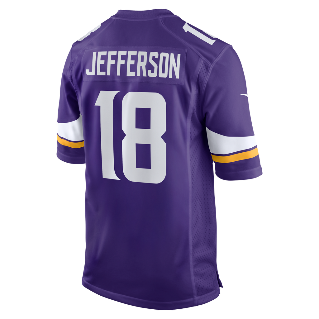 Justin Jefferson Minnesota Vikings Nike Game Official Jersey - Purple