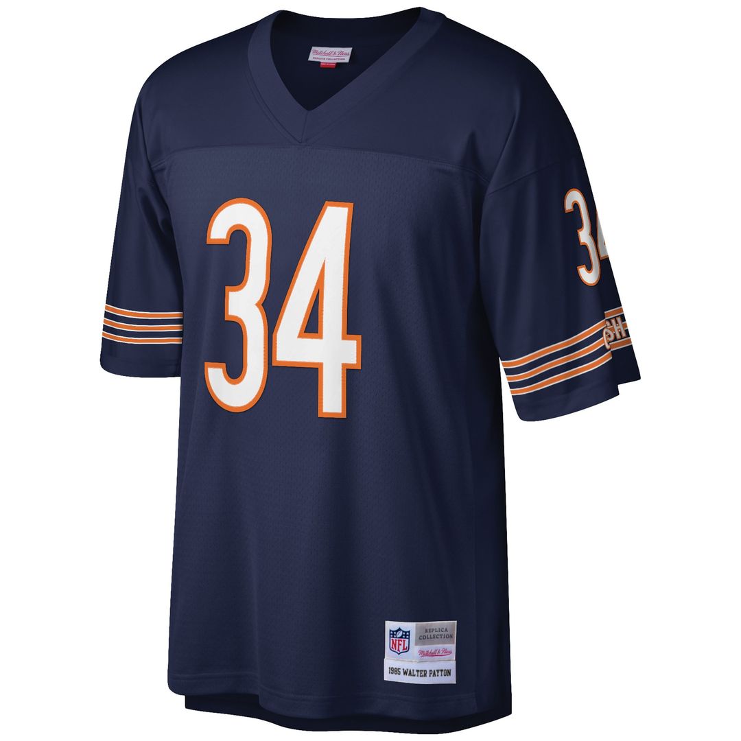 Walter Payton Chicago Bears Mitchell & Ness Big & Tall 1985 Retired Player Replica Official Jersey - White