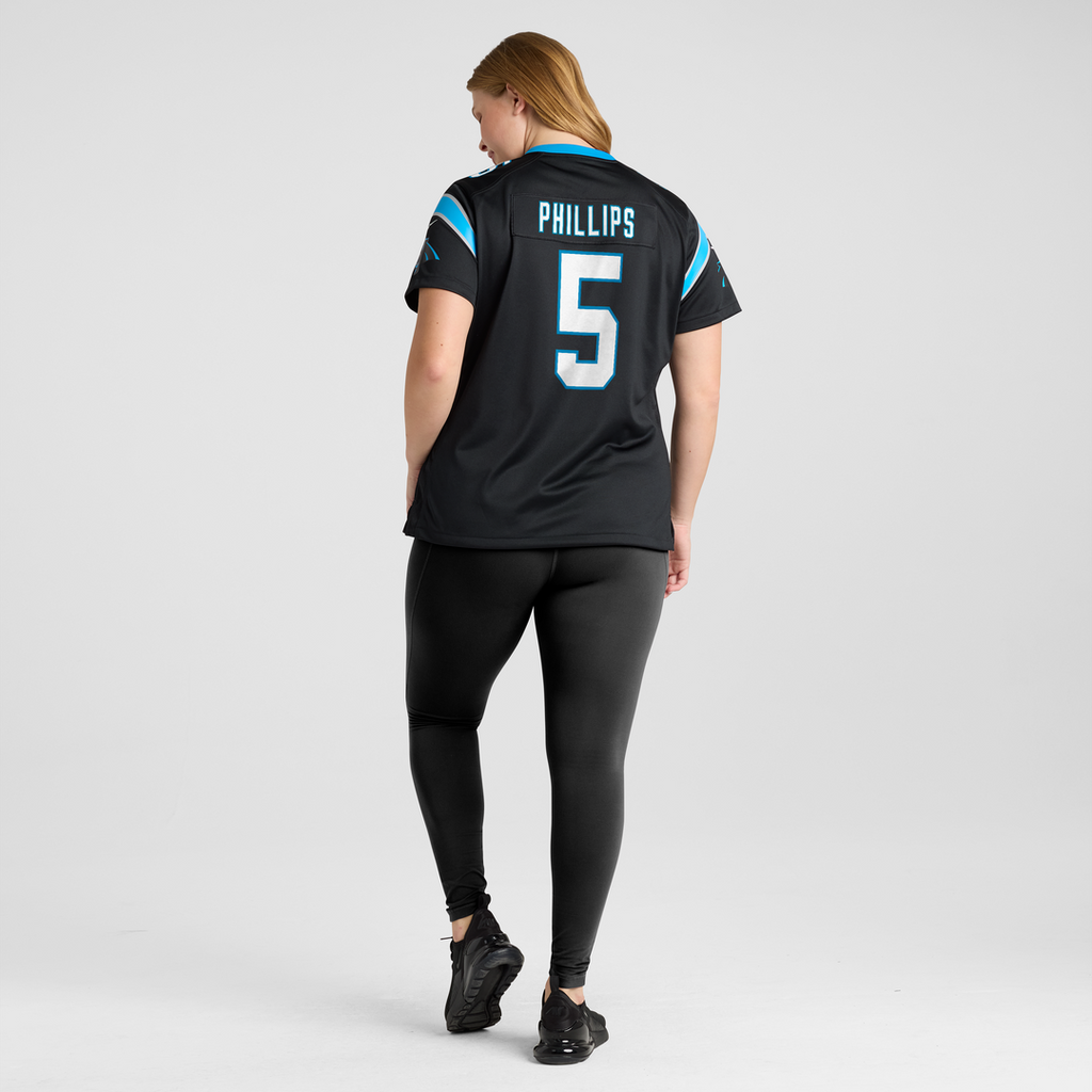 Jaelan Phillips Carolina Panthers Nike Women's Team Game Jersey - Black