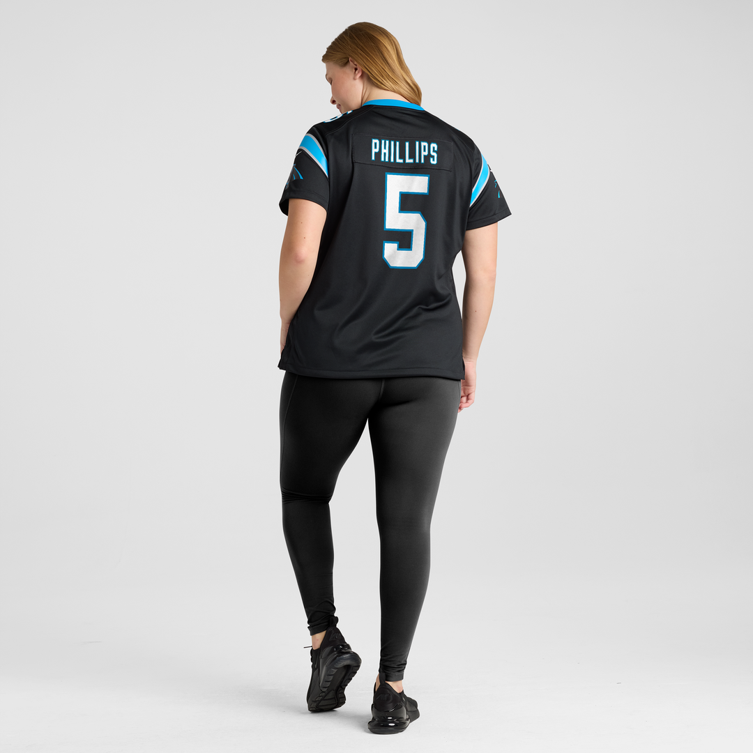 Jaelan Phillips Carolina Panthers Nike Women's Team Game Jersey - Black