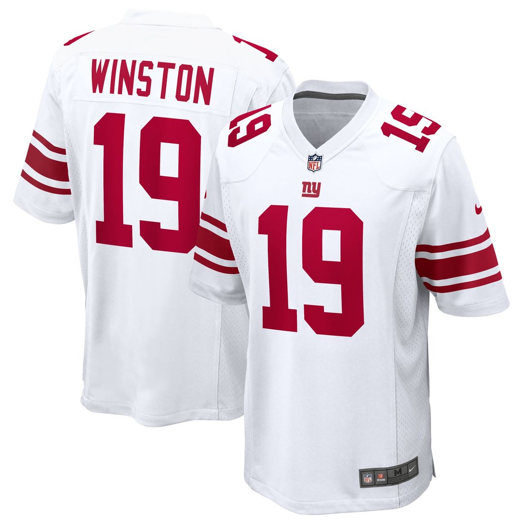 Jameis Winston New York Giants Nike Game Official Jersey -  White