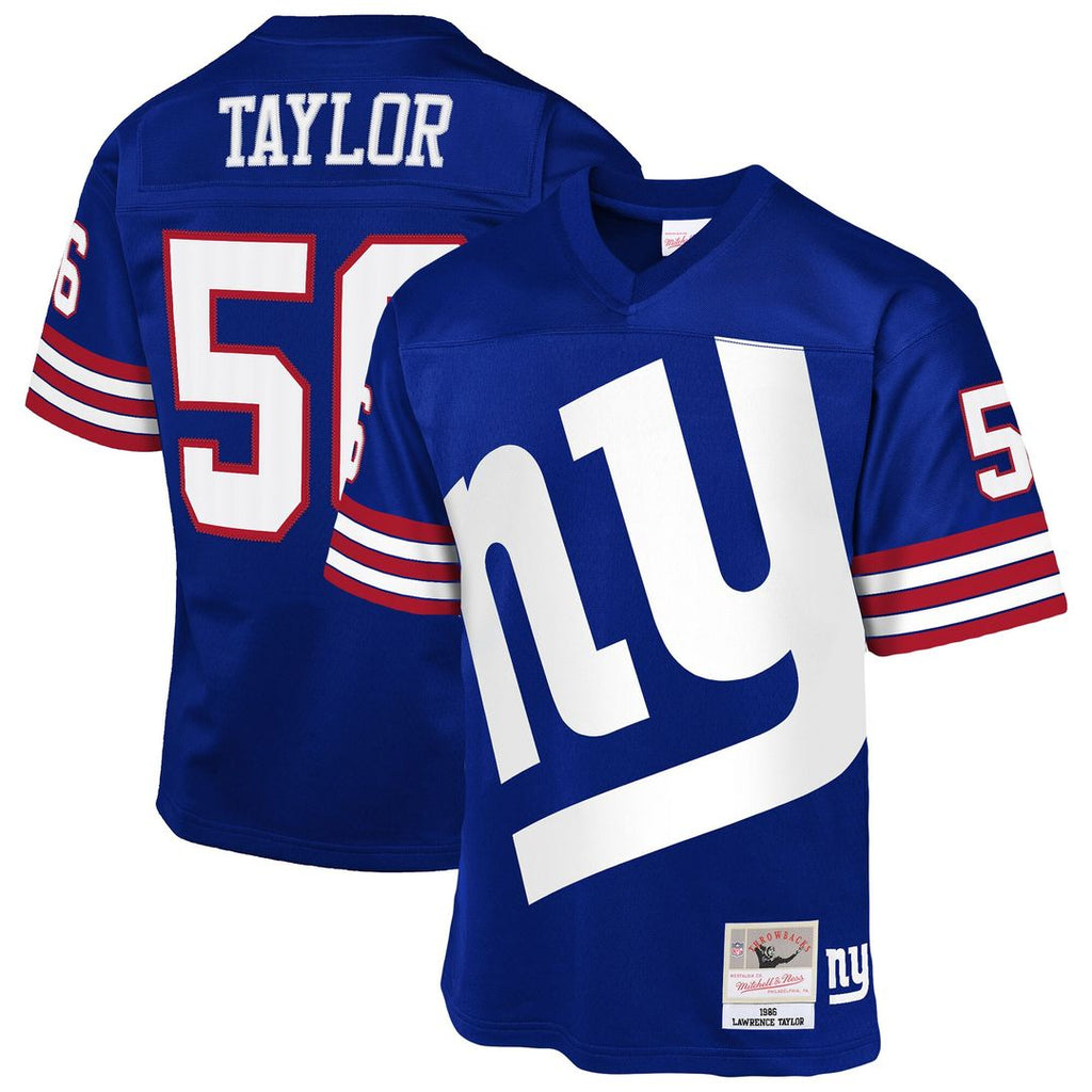 Lawrence Taylor New York Giants Mitchell & Ness Youth 1986 Throwback Fashion Official Jersey - Royal
