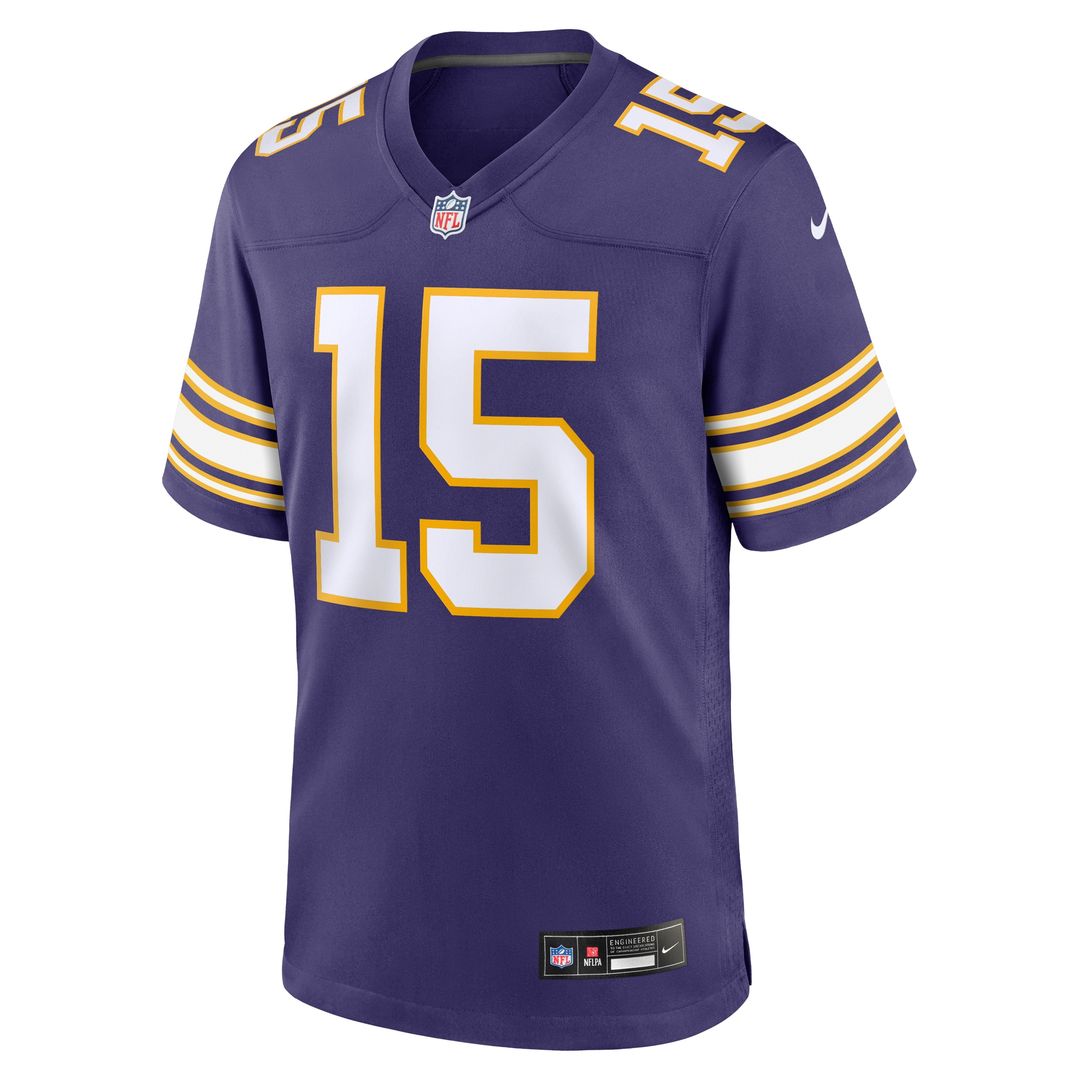 Dallas Turner Minnesota Vikings Nike Game Official Jersey -  White