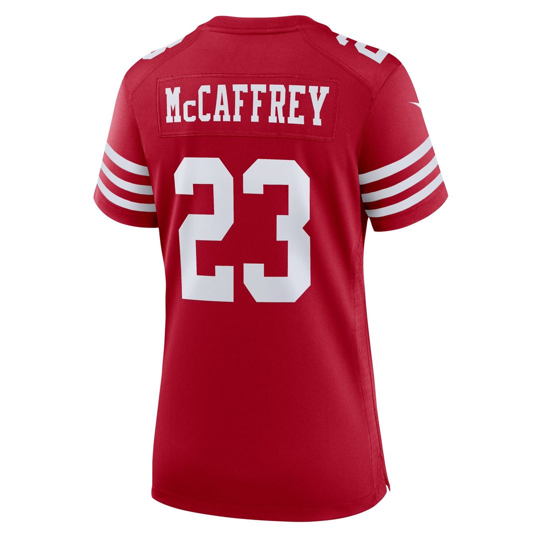 Christian McCaffrey San Francisco 49ers Nike Women's Player Official Jersey - Scarlet