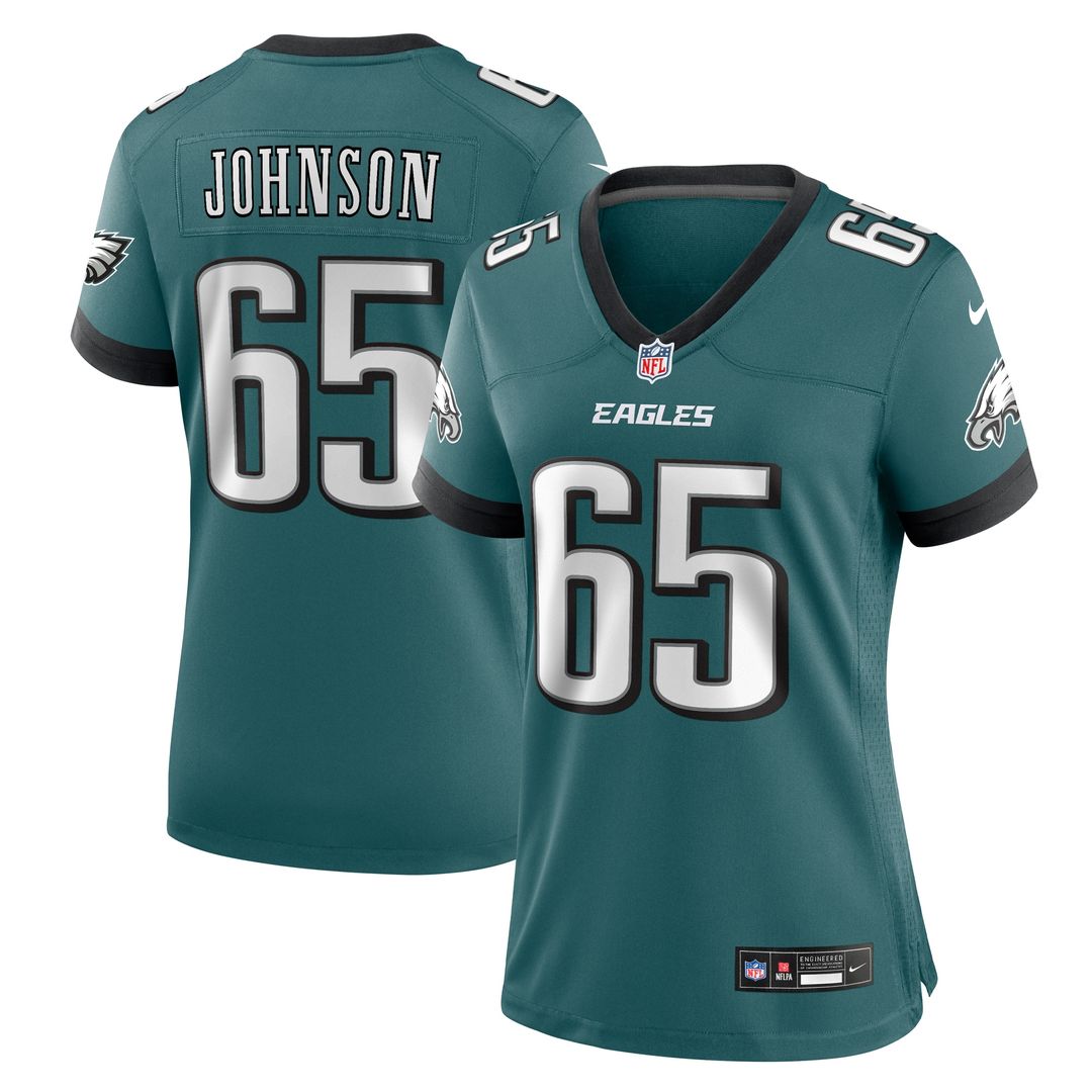 Lane Johnson Philadelphia Eagles Nike Women's Alternate Game Official Jersey - Kelly Green