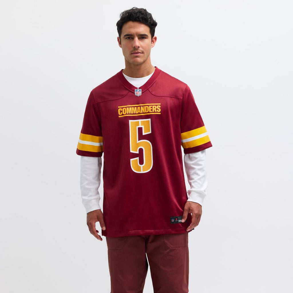 Jayden Daniels Washington Commanders Nike Alternate Game Player Official Jersey - Black
