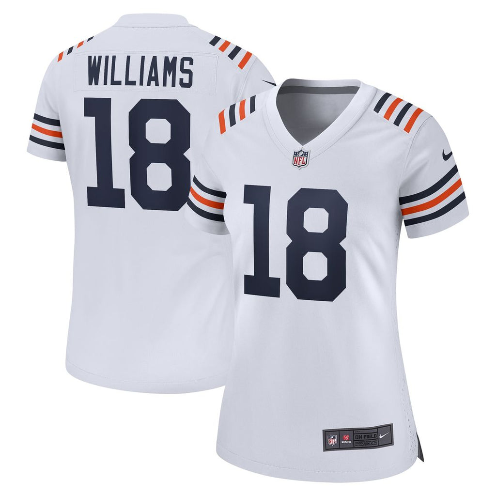 Caleb Williams Chicago Bears Nike Women's  2nd Alternate Game Player Official Jersey - White