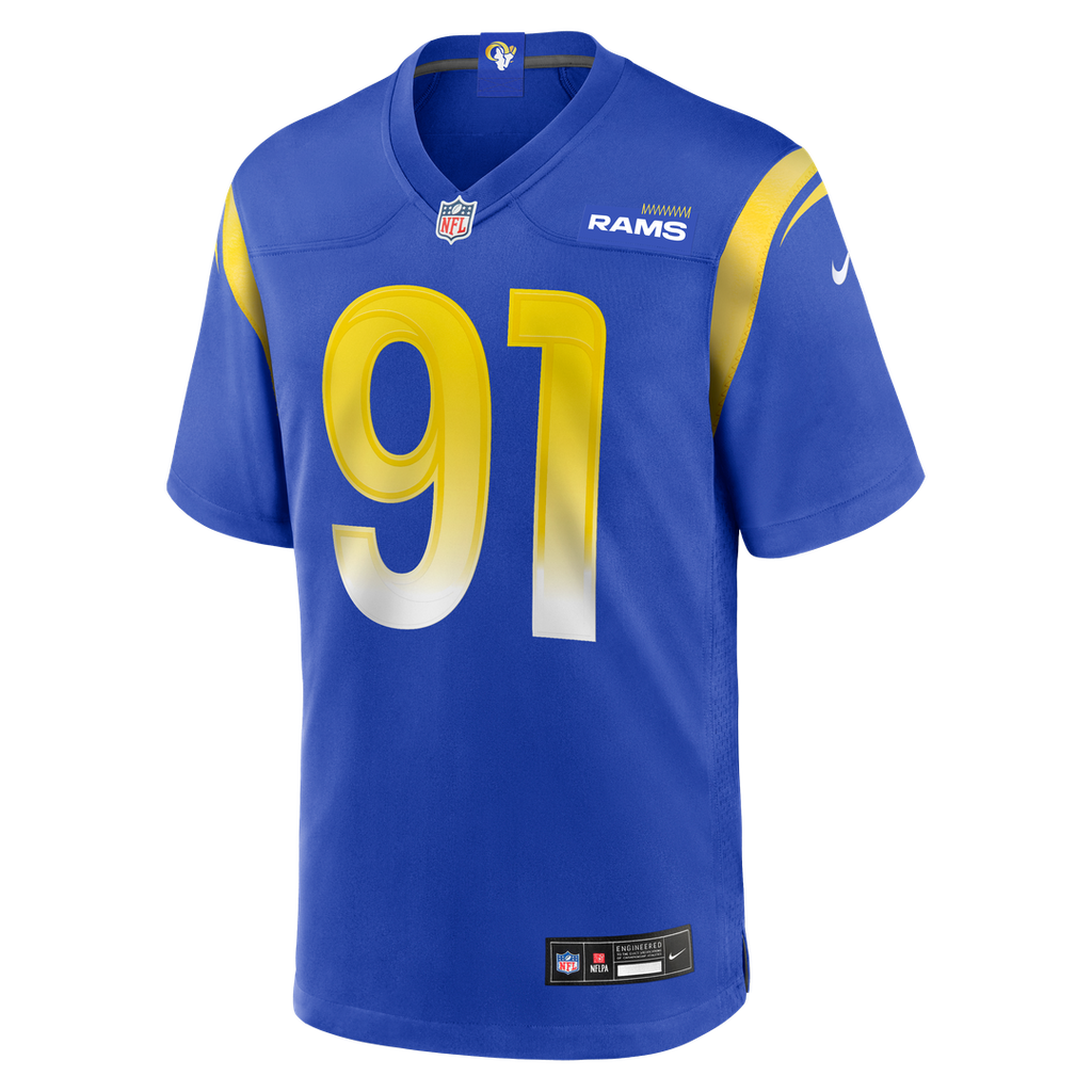 Kobie Turner Los Angeles Rams Nike Home Game Official Jersey - Royal