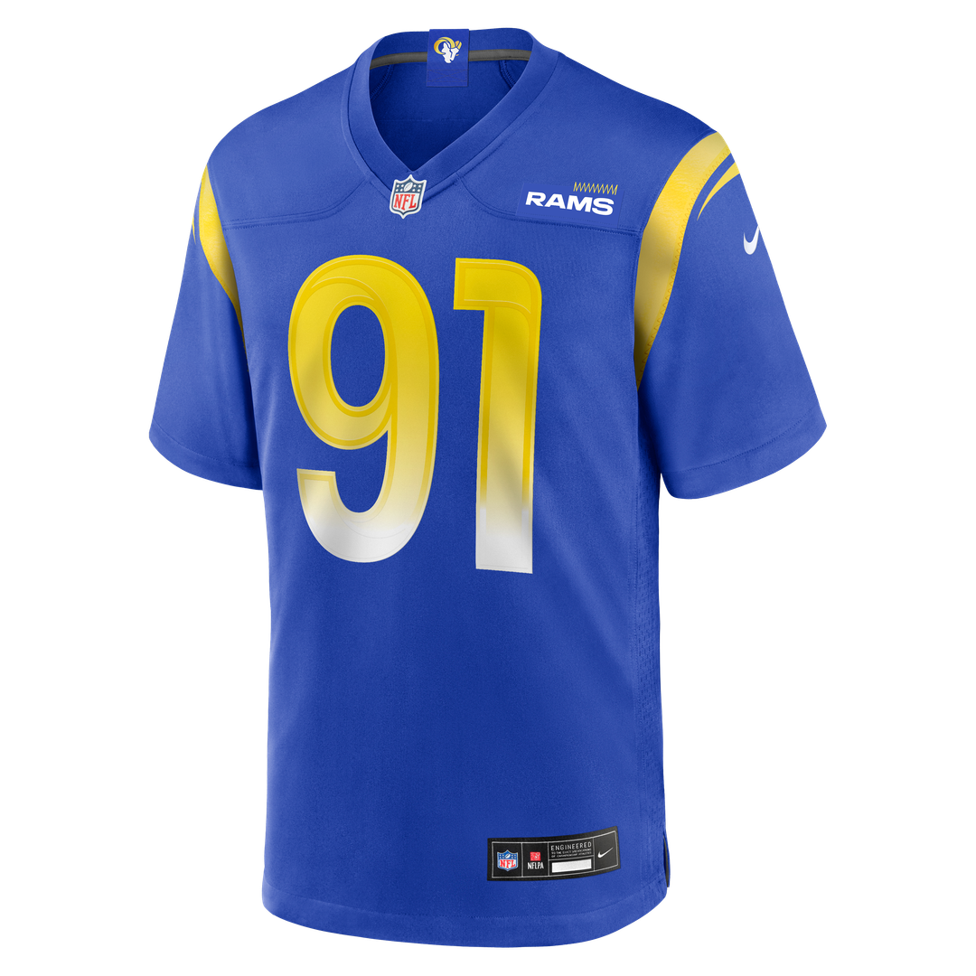 Kobie Turner Los Angeles Rams Nike Home Game Official Jersey - Royal