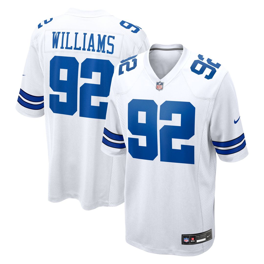 Quinnen Williams Dallas Cowboys Nike Game Jersey - White