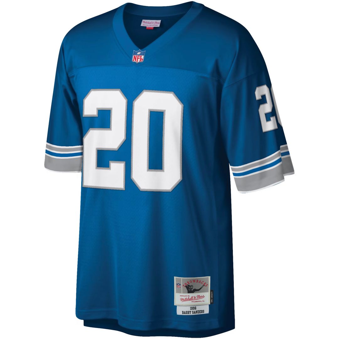 Barry Sanders Detroit Lions Mitchell & Ness Legacy Replica Official Jersey - Blue