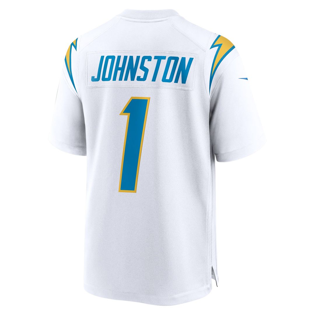 Quentin Johnston Los Angeles Chargers Nike Away Game Official Jersey - White