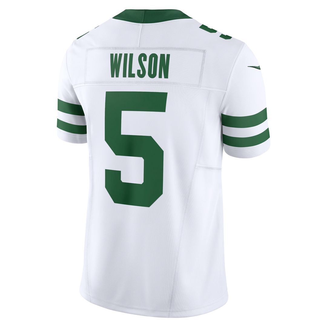 Garrett Wilson New York Jets Nike Vapor F.U.S.E. Limited Official Jersey  - Legacy White