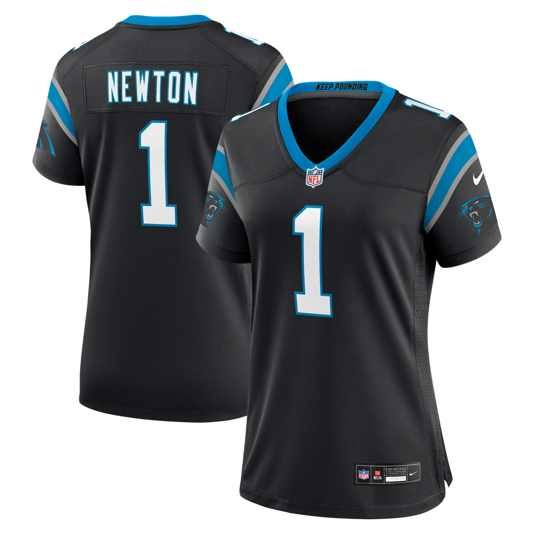 Cam Newton Carolina Panthers Nike Women's Team Retired Game Jersey - Black