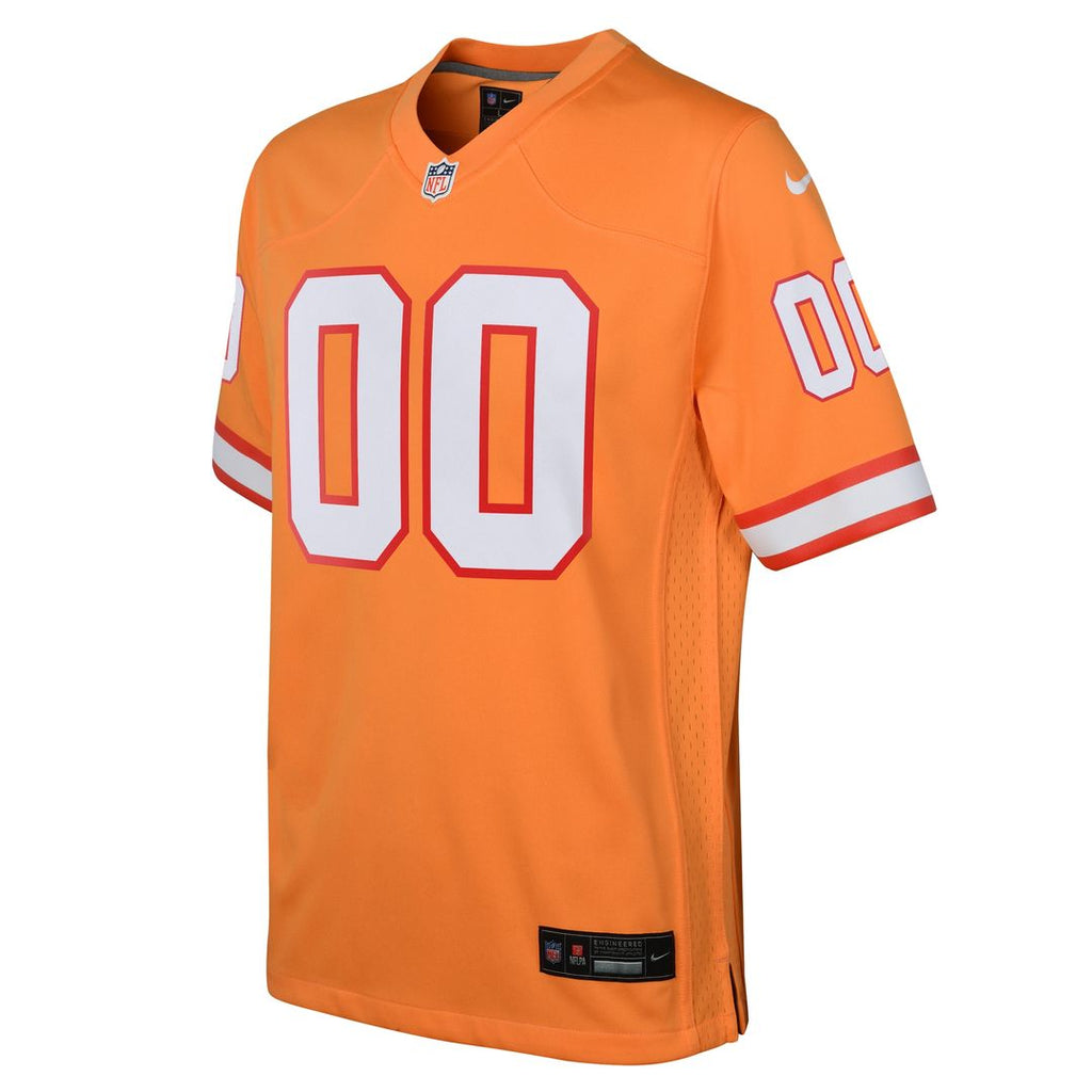 Tampa Bay Buccaneers Nike Youth Custom Throwback Game Official Jersey - Orange