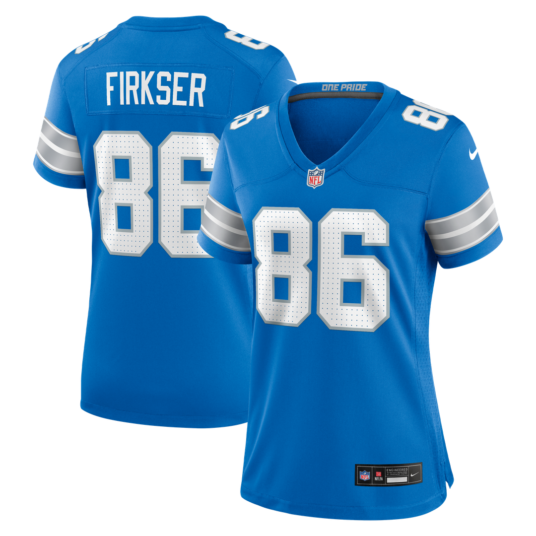 Anthony Firkser Detroit Lions Nike Women's Team Game Official Jersey -  Blue