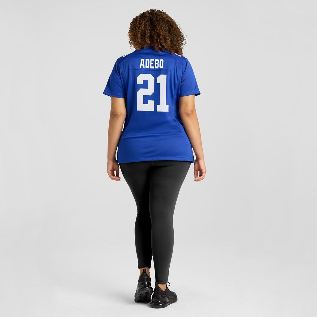 Paulson Adebo New York Giants Nike Women's Team Game Jersey - Royal
