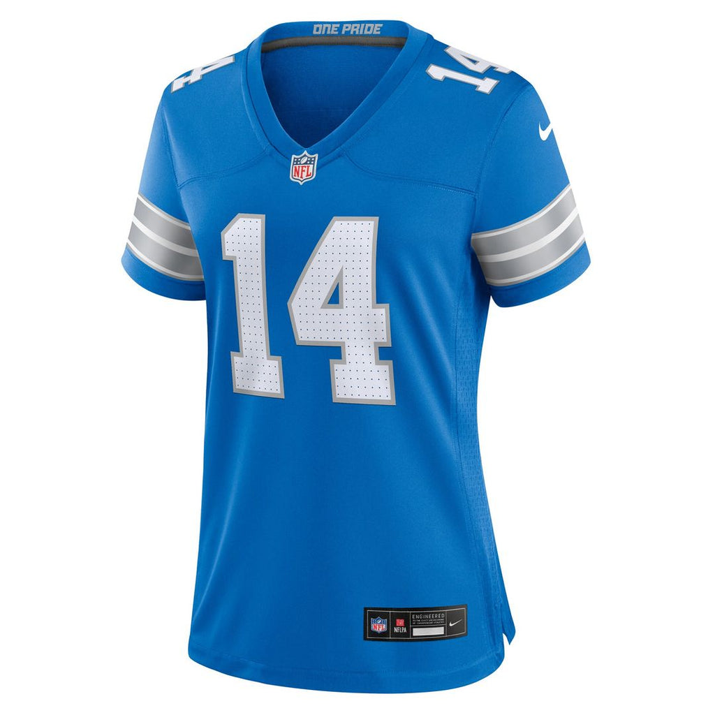 Amon-Ra St. Brown Detroit Lions Nike Women's White Game Official Jersey - White