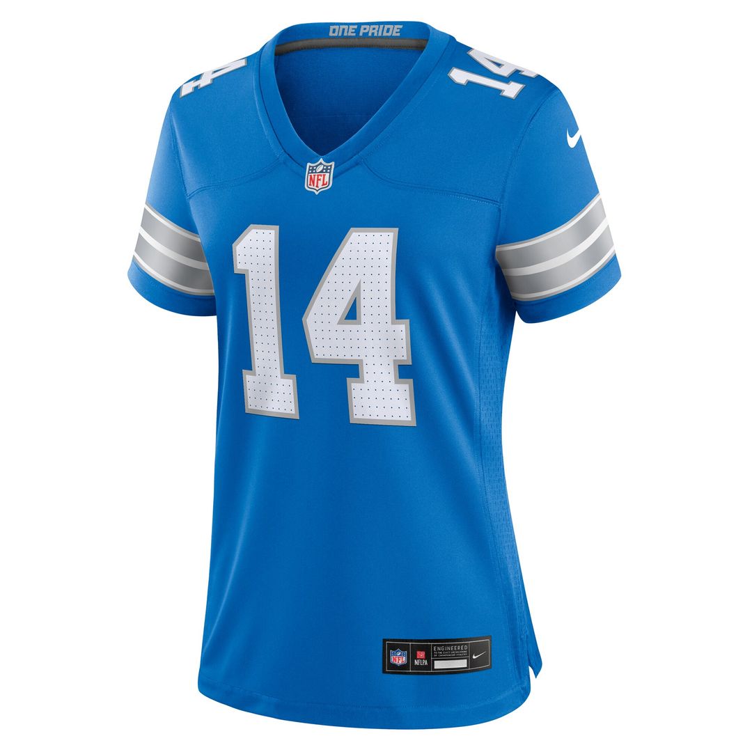 Amon-Ra St. Brown Detroit Lions Nike Women's White Game Official Jersey - White