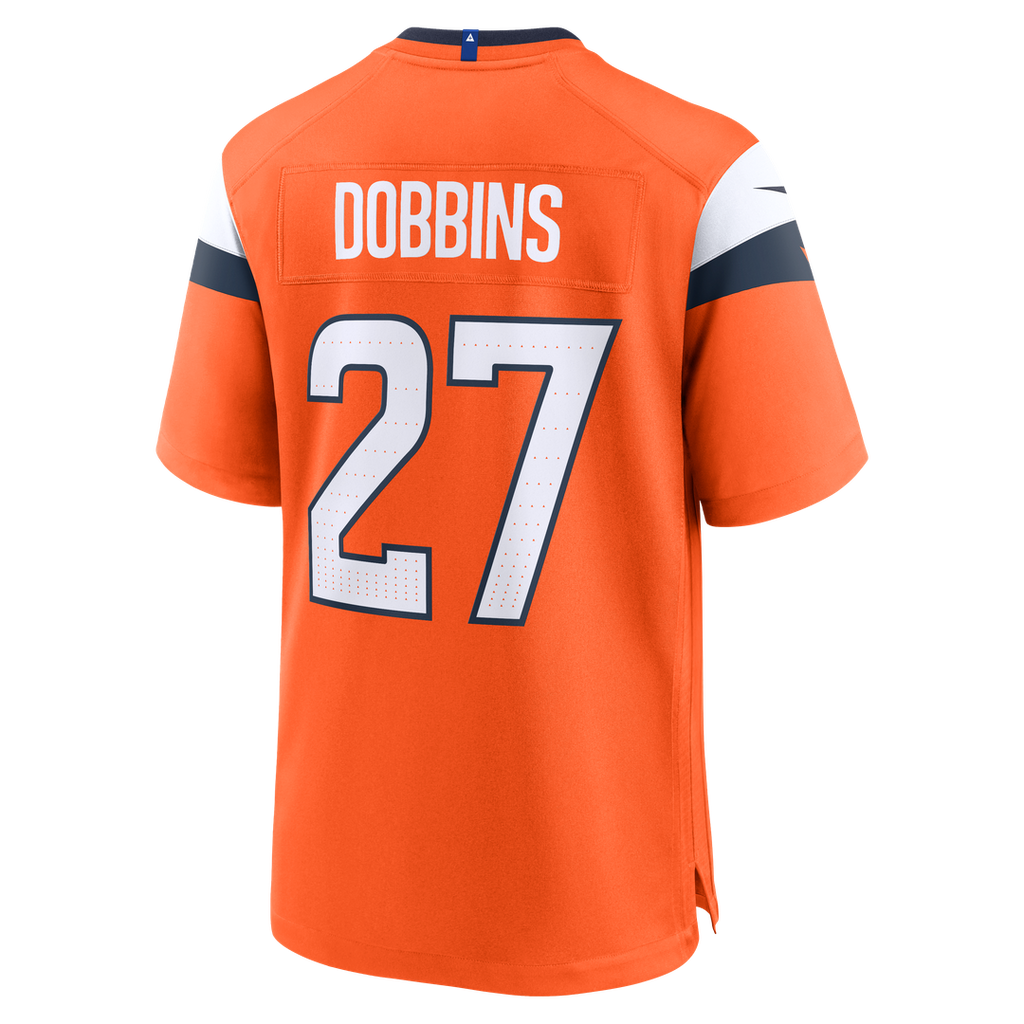 J.K. Dobbins Denver Broncos Nike Team Game Jersey - Orange