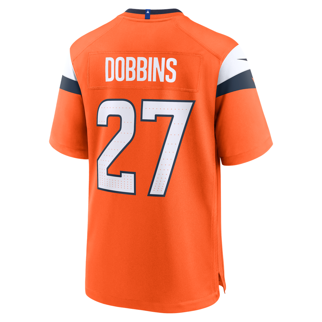 J.K. Dobbins Denver Broncos Nike Team Game Jersey - Orange