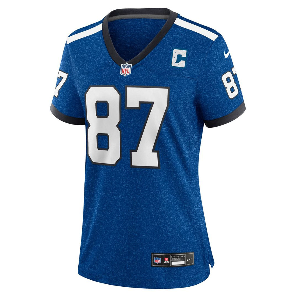 Reggie Wayne Indianapolis Colts Women's Nike Retired Player Game Official Jersey - Royal