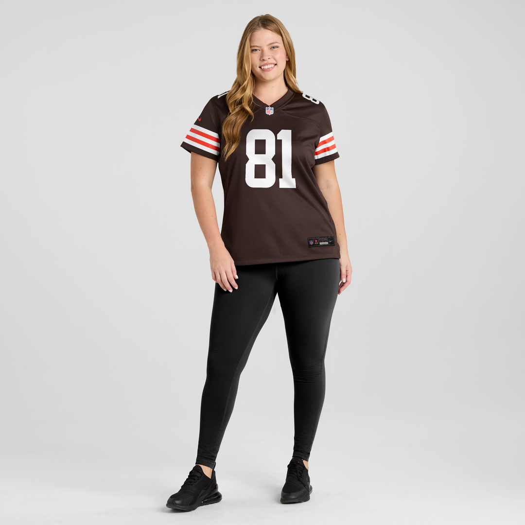 Luke Floriea Cleveland Browns Nike Women's Team Game Official Jersey -  Brown