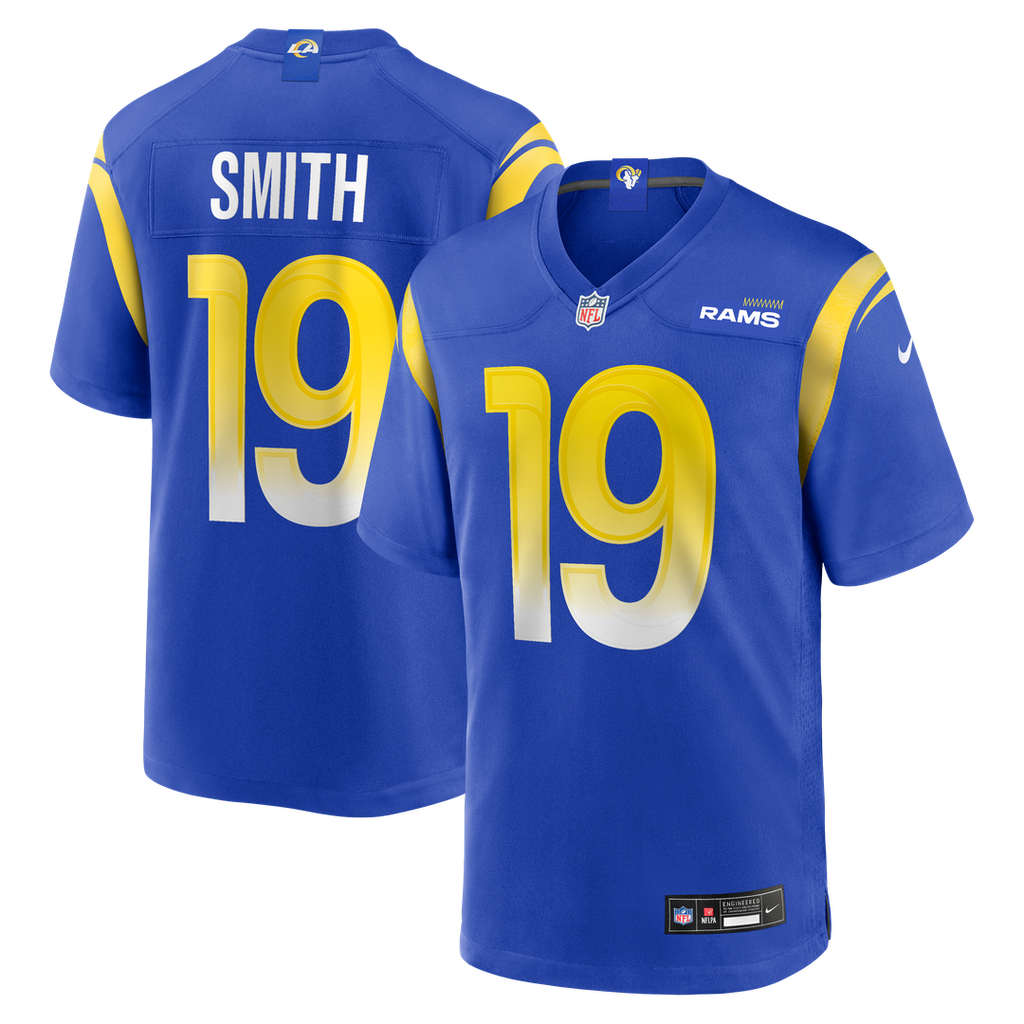 Xavier Smith Los Angeles Rams Nike Home Game Official Jersey - Royal